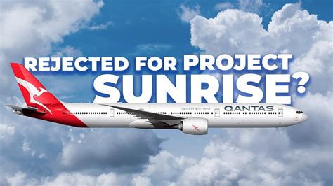 Why Qantas Didn't Choose The Boeing 777X For Project Sunrise.